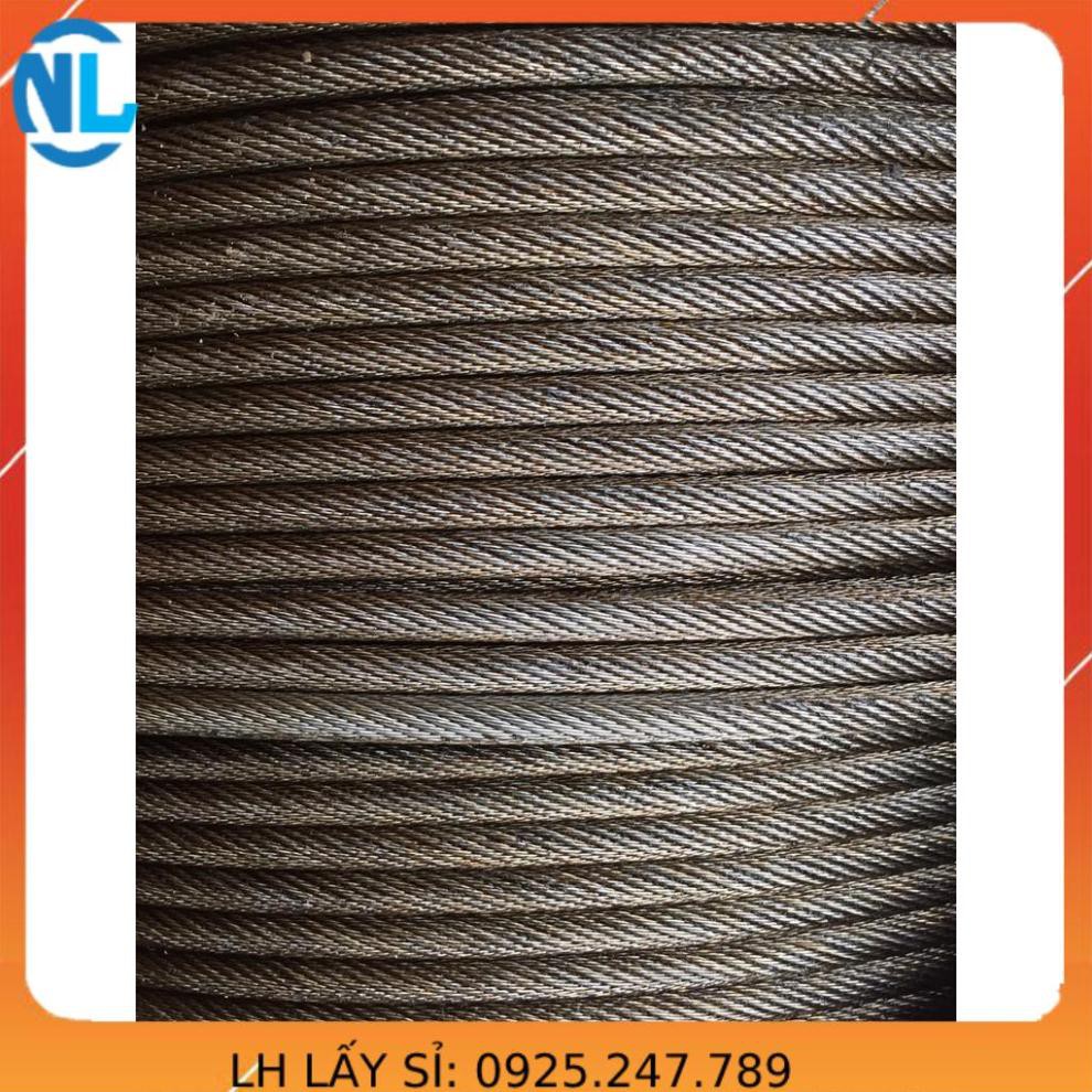 Combo Cáp chống xoắn phi 8 hàn quốc. cáp cẩu trục. cáp tự hành. dây cáp cẩu cáp thép giá sỉ