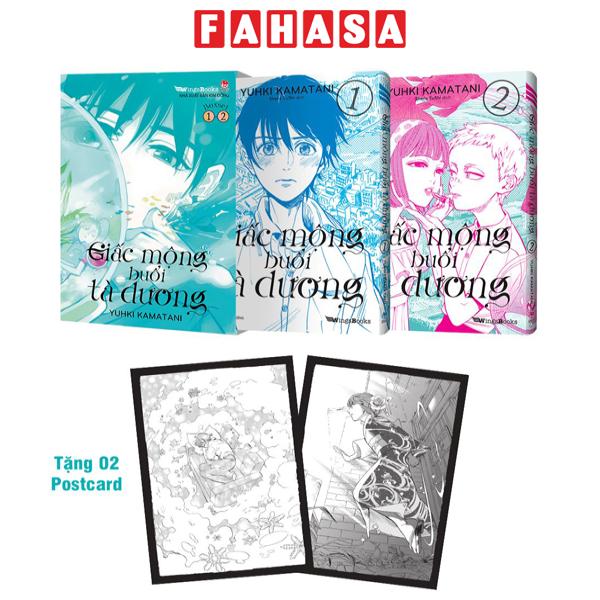 Fahasa - boxset giấc mộng buổi tà dương - tập 1 + 2 - tặng kèm 2 postcard
