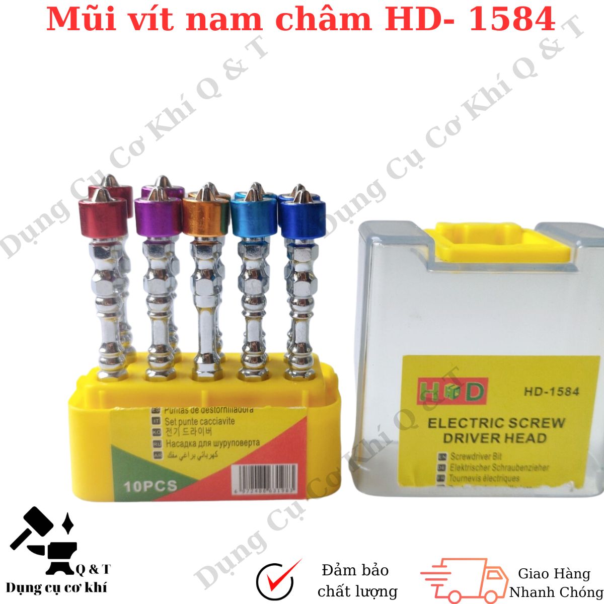 Đầu bắn vít , Mũi vặn vít hộp 10 chiếc dài 65mm