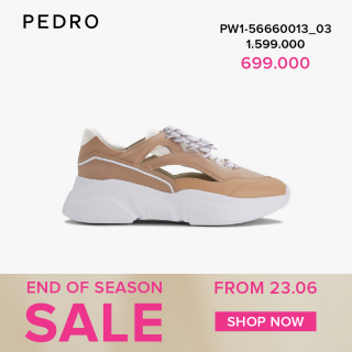 PEDRO - Giày thể thao nữ thắt dây Chunky Casual PW1-56660013-22 thumbnail