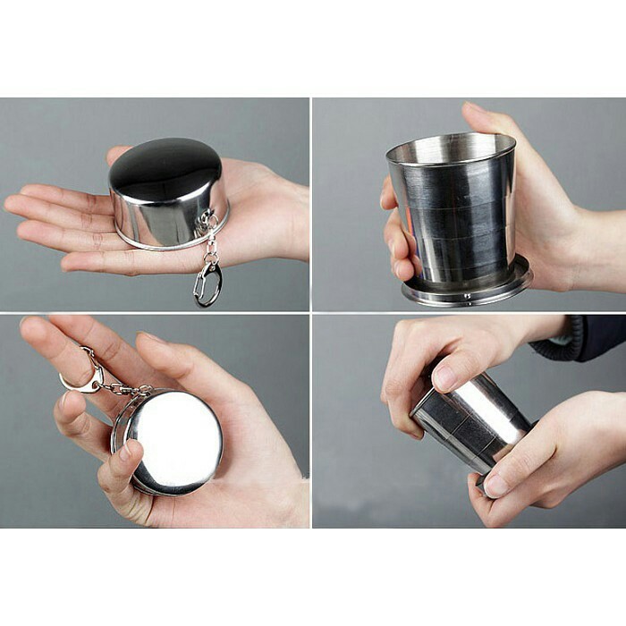 Cốc Xếp Du Lịch Inox 304