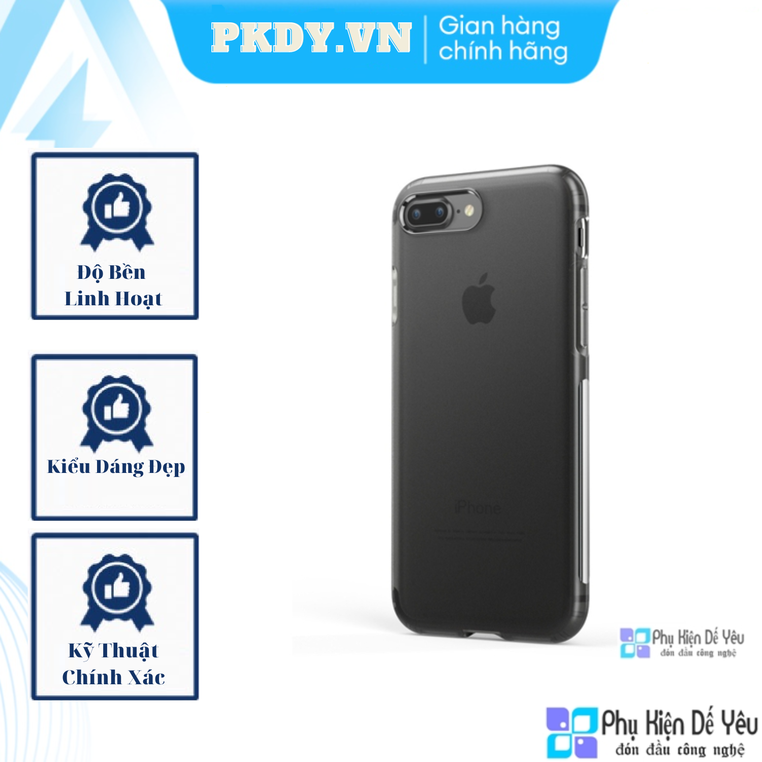 Ốp lưng anker karapax touch cho iphone 7 plus/ 8 plus