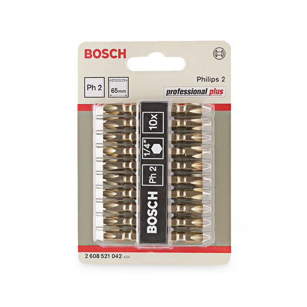 Mũi vặn vít PH2 dài 65mm Bosch 2608521042
