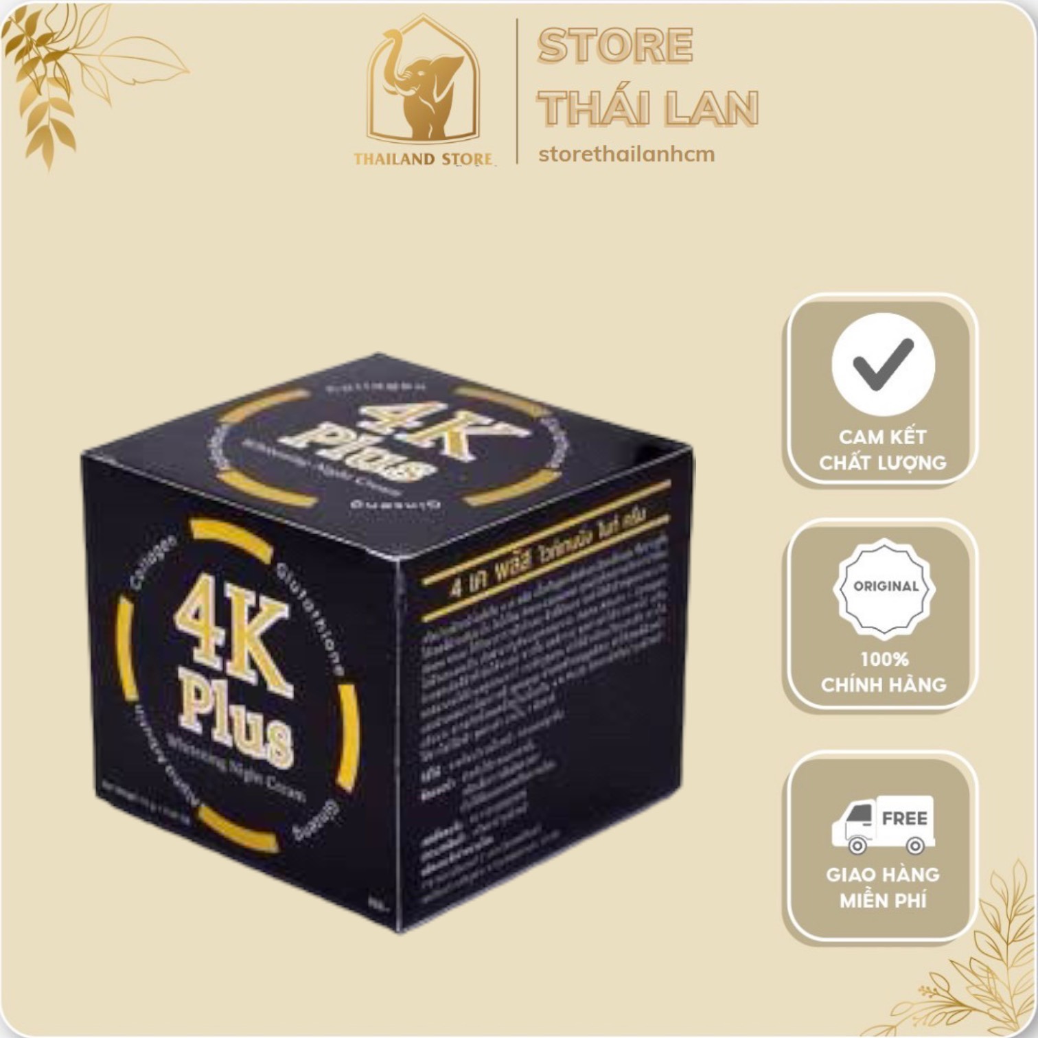 [HCM] Kem sâm 4k Plus THAILAND