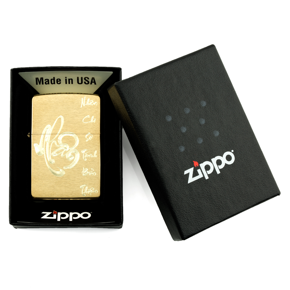 Bật Lửa Zippo Chữ Nhân