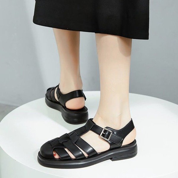 sandal Sục rọ quai cài