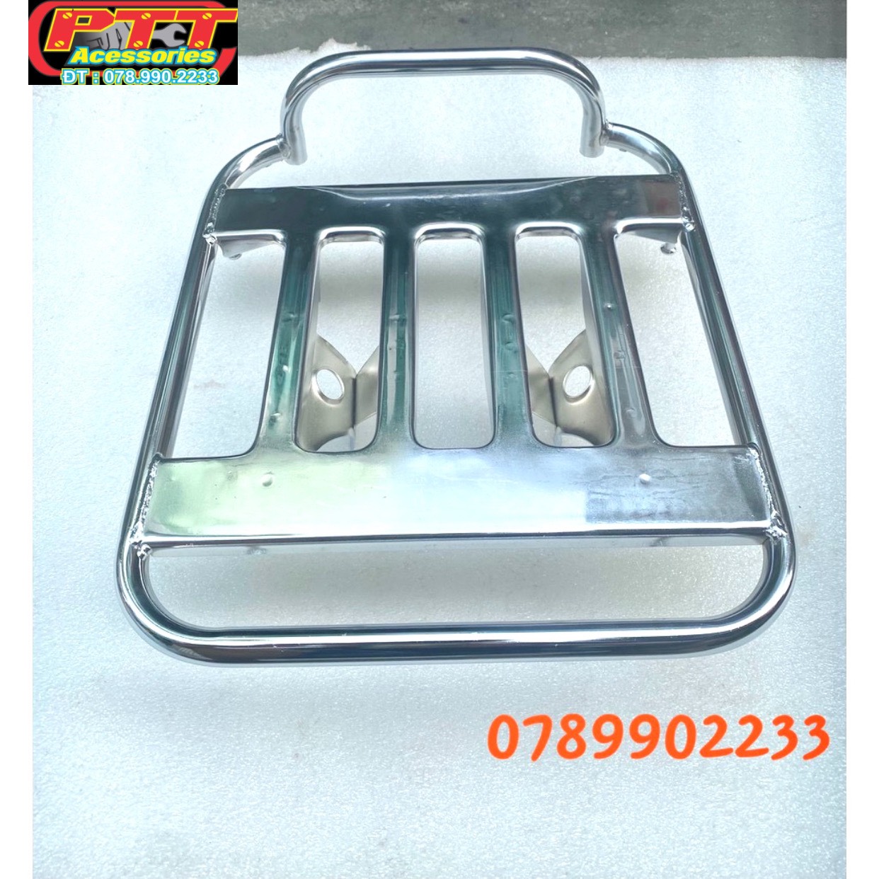 BAGA YÊN SAU XE CUB 86 SẮT XI