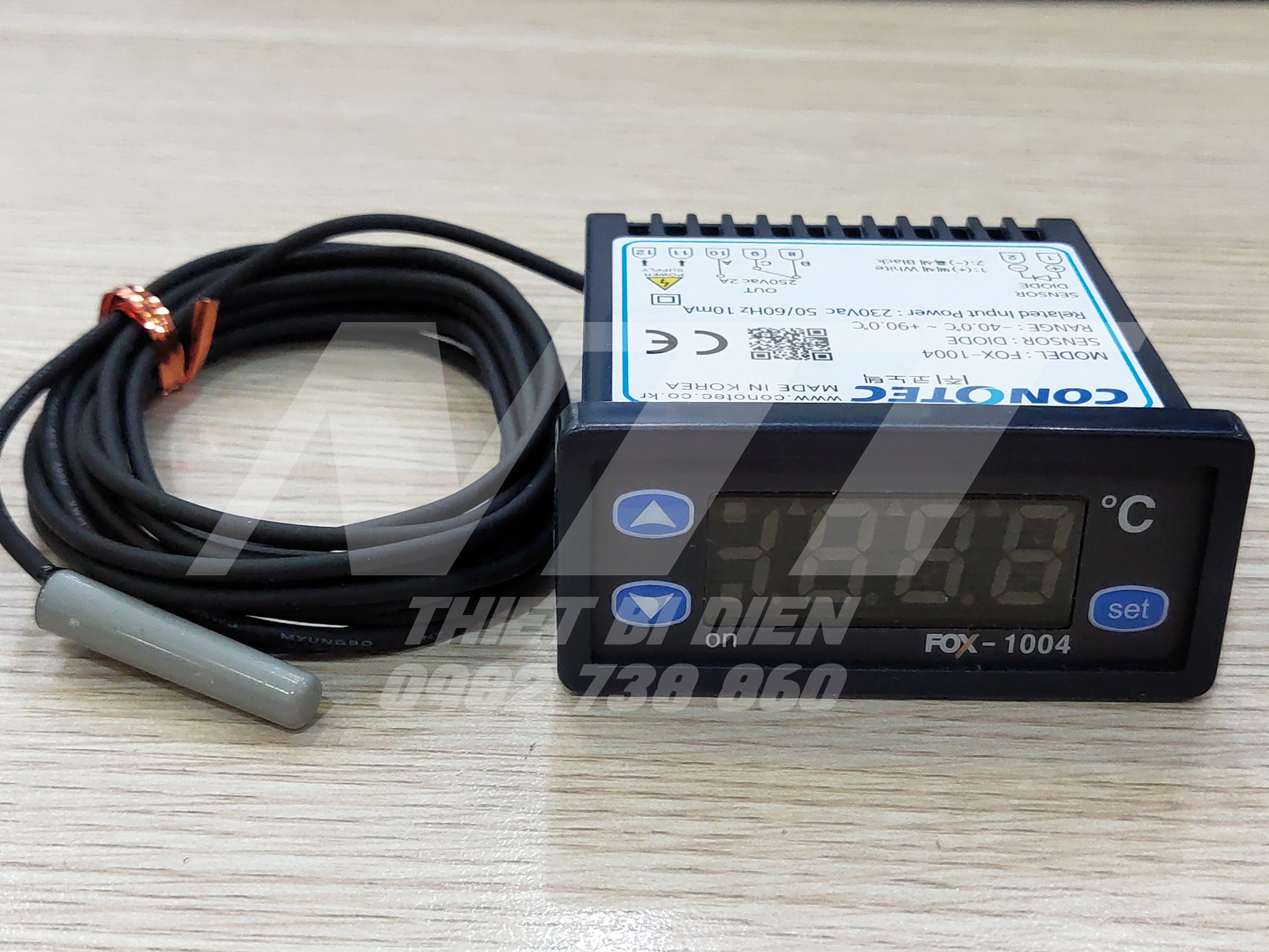 Đồng hồ điều khiển nhiệt độ fox-1004 fox-d1004 conotec hàn quốc