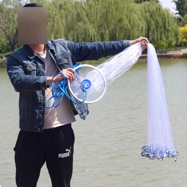 Chài Cá Cước Rút Thái Lan Đánh Cá Bung 3m - 3m6 - 4m2 - 4m8