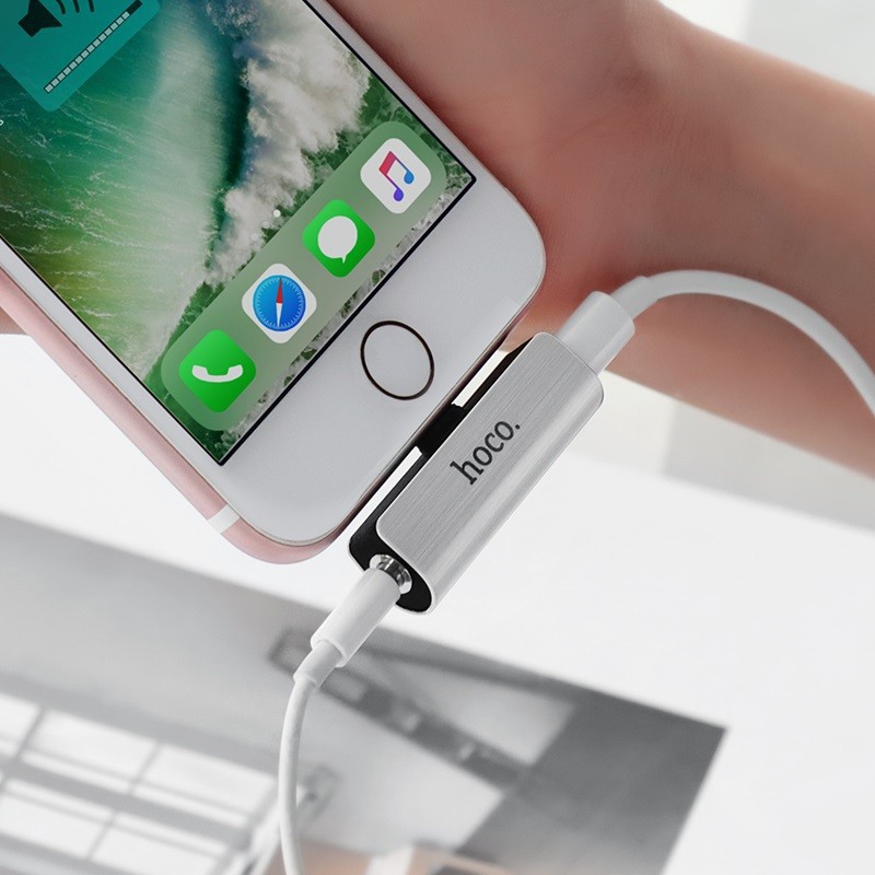 Bộ chuyển đổi âm thanh Hoco LS25 - Lightning sang Jack 3.5