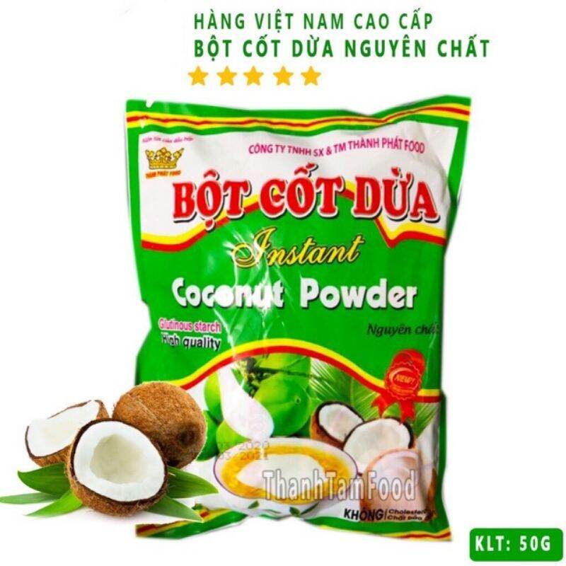 2 gói Bột Cốt Dừa Thành Phát gói 50G