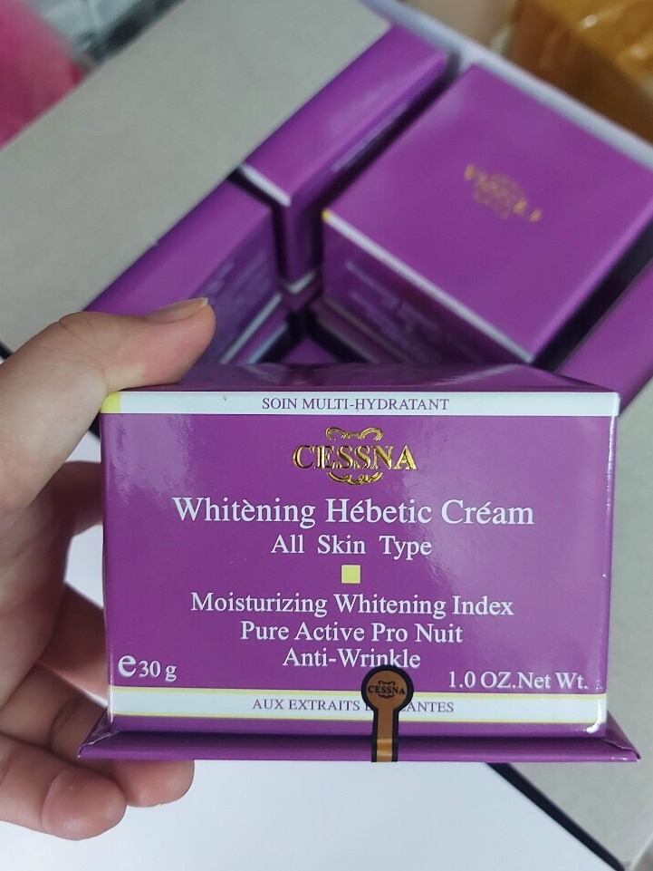 [HCM][HOT]Kem Cessna Tím - Kem dưỡng trắng da 30g ( chính hãng ) + TẶNG MẶT NẠ