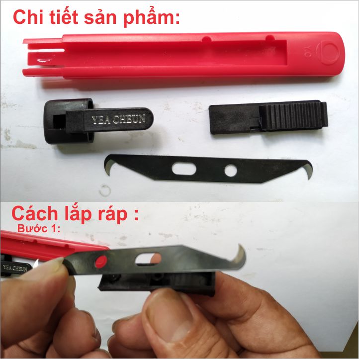 DAO MÓC CẮT CHỈ SỢI – CÁN NHỰA YEA CHEUN