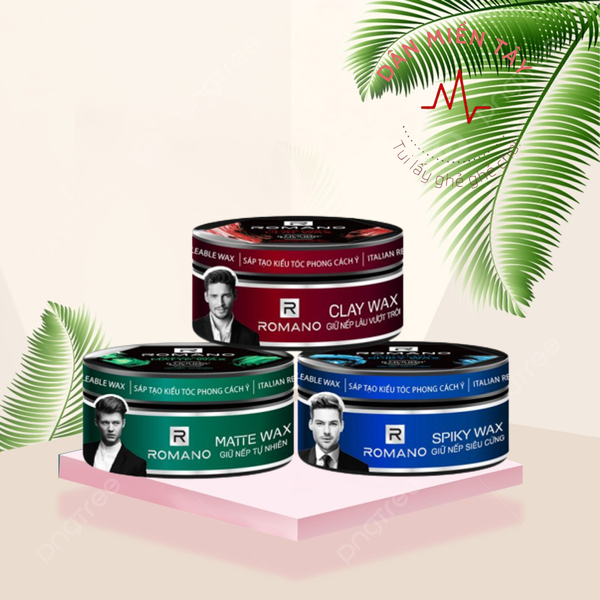 Sáp tạo kiểu giữ nếp tóc Romano Restyleable Wax 68g/hộp