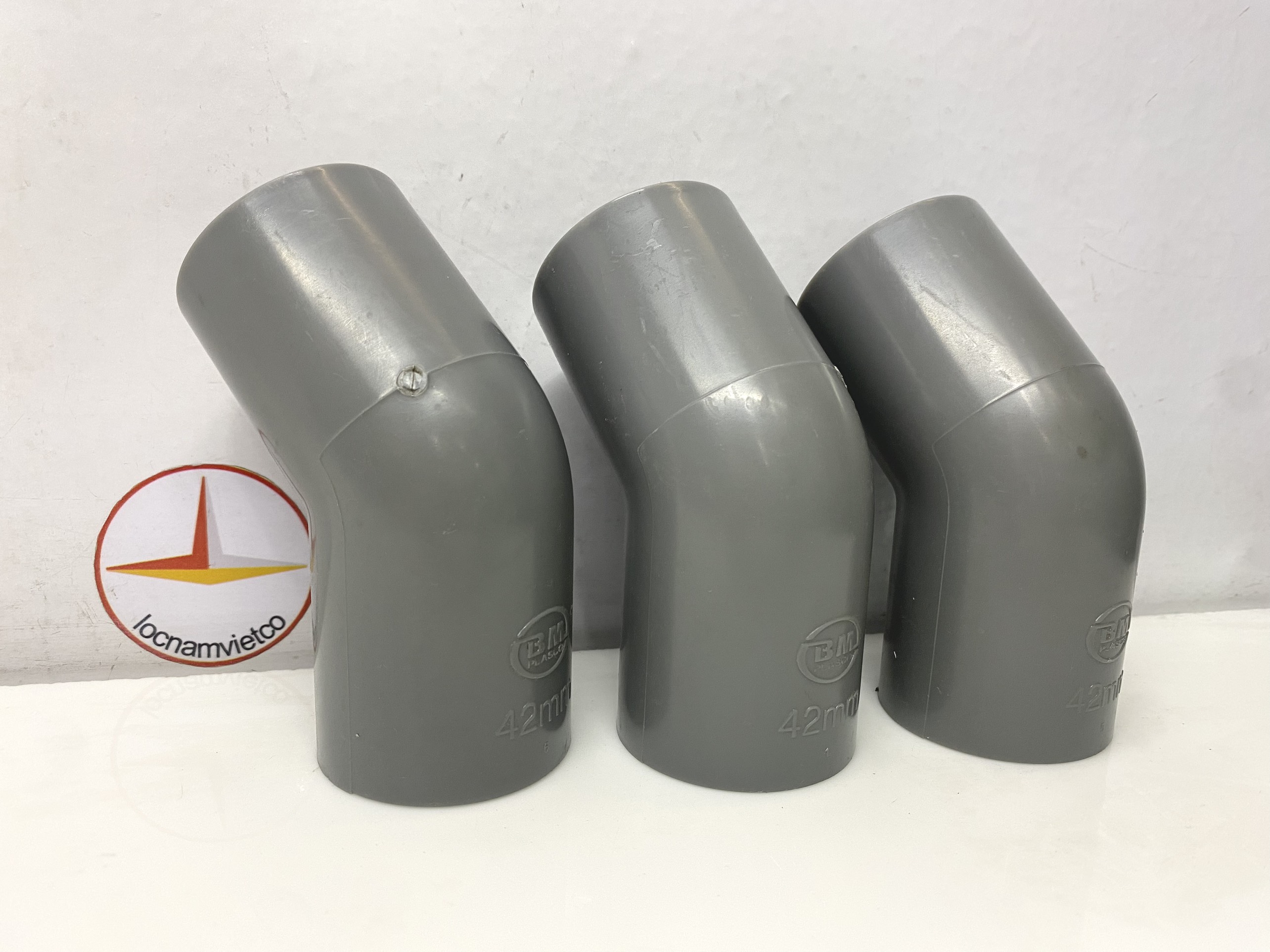 Lơi 42 nhựa PVC Bình Minh (45o ElBow)_L42