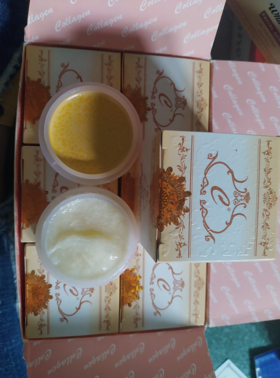 Kem collagen plus vit e tem đỏ cho da nám tàn nhang