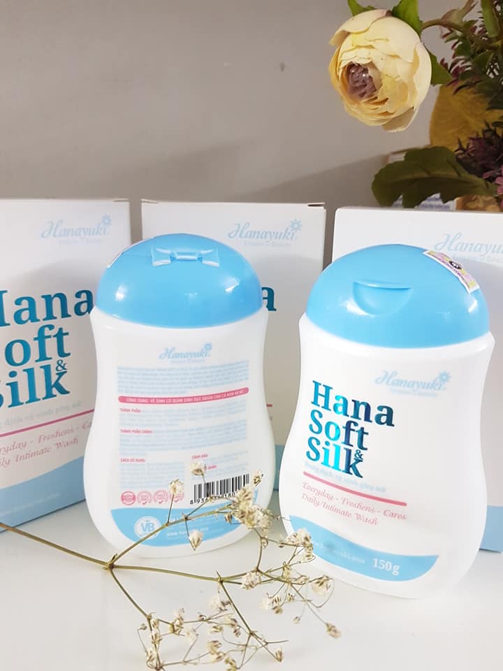 [Chính Hãng]Dung Dịch Vệ Sinh Phụ Nữ Hana Soft Silk Hanayuki 150ml