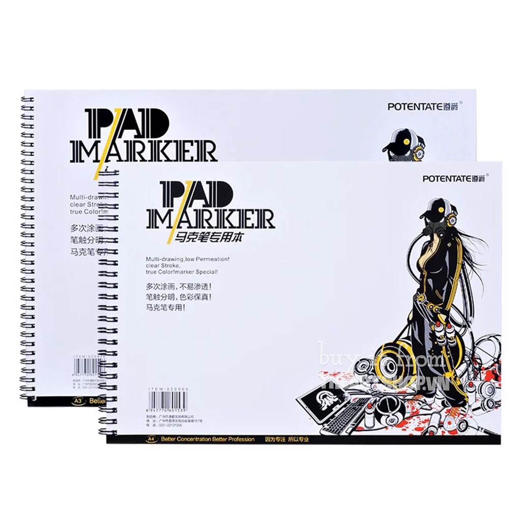 Sổ vẽ marker pad POTENTATE