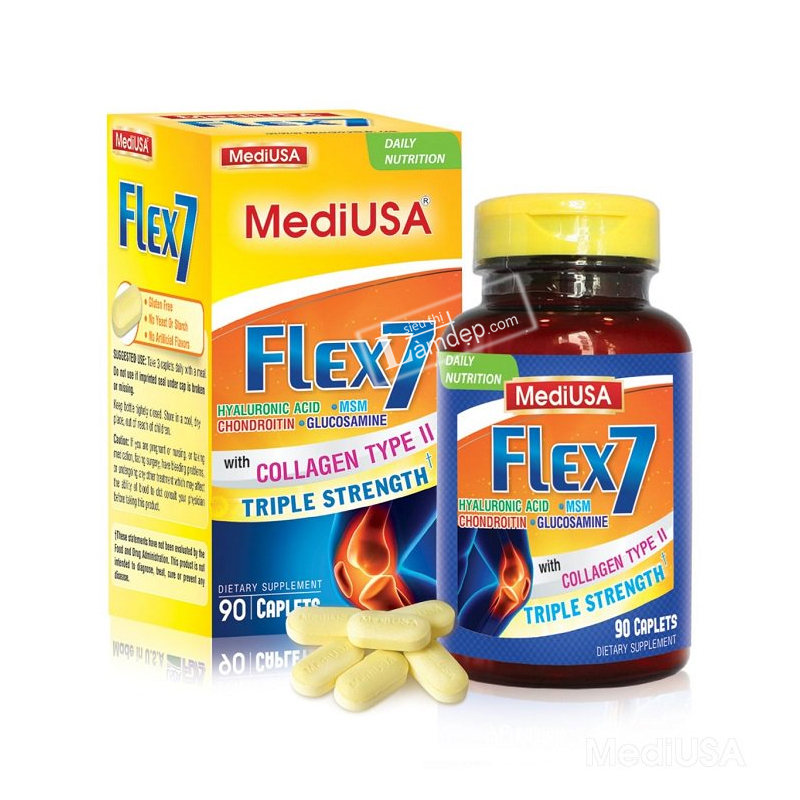 XƯƠNG KHỚP FLEX7 Joint-bone-Giúp làm giảm các triệu chứng đau nhức xương khớp do thoái hóa khớp, khô khớp.