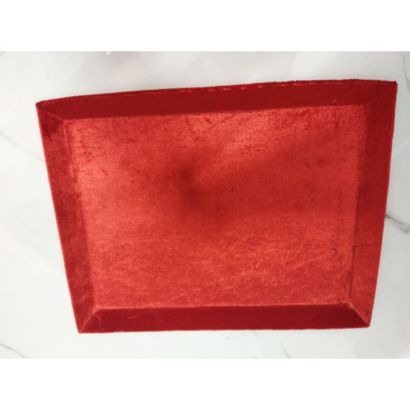 Khay trũng nhung đen loại lớn 23x34