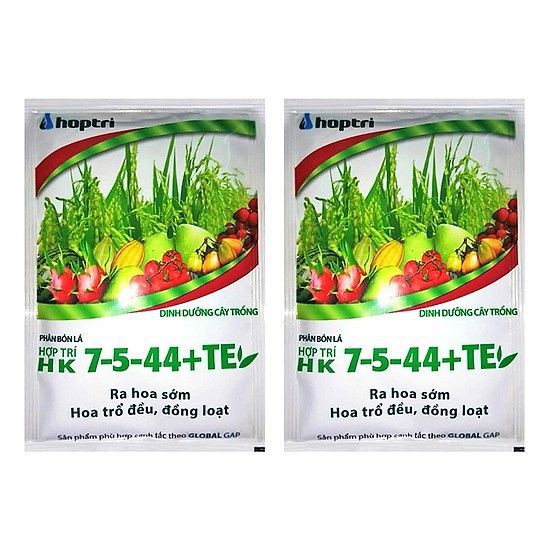 Phân Bón Lá Siêu Kali, Hợp Trí HK 7-5-44+TE (40gr)