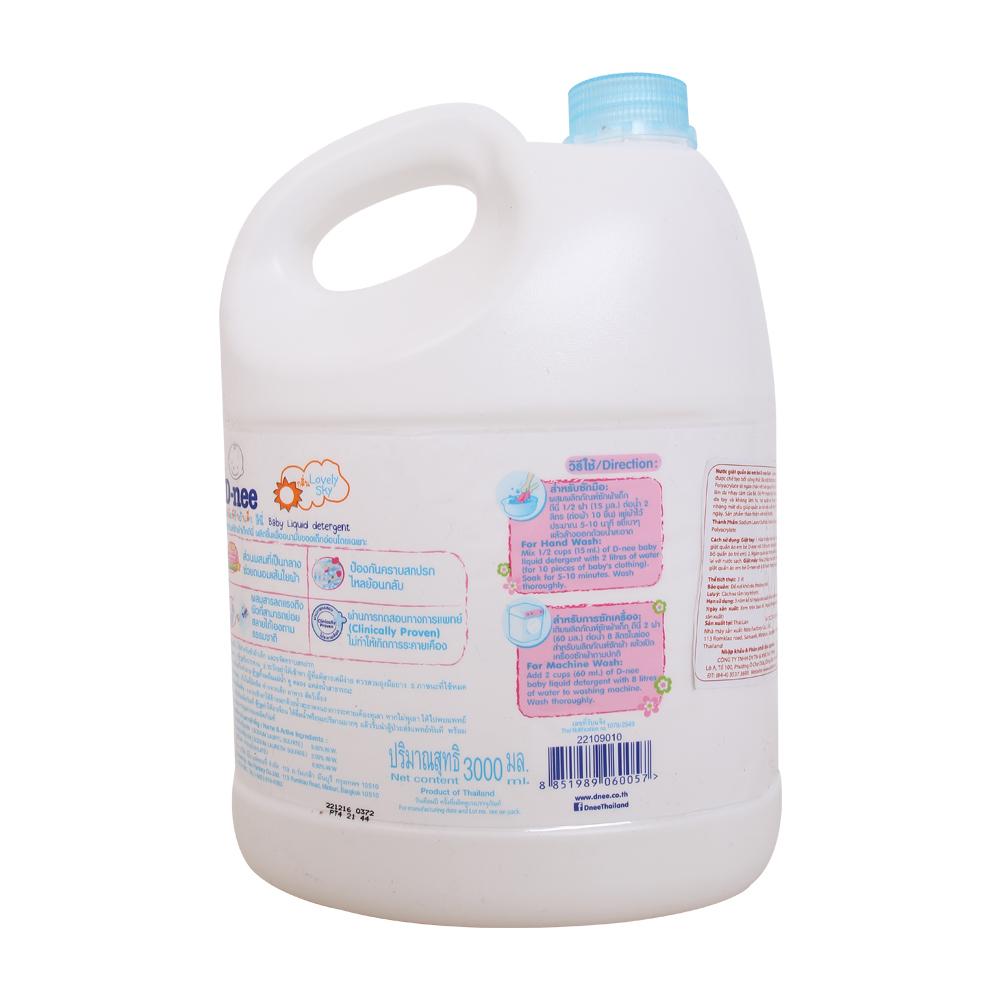 Nước Giặt Xả Dnee can 3000ml