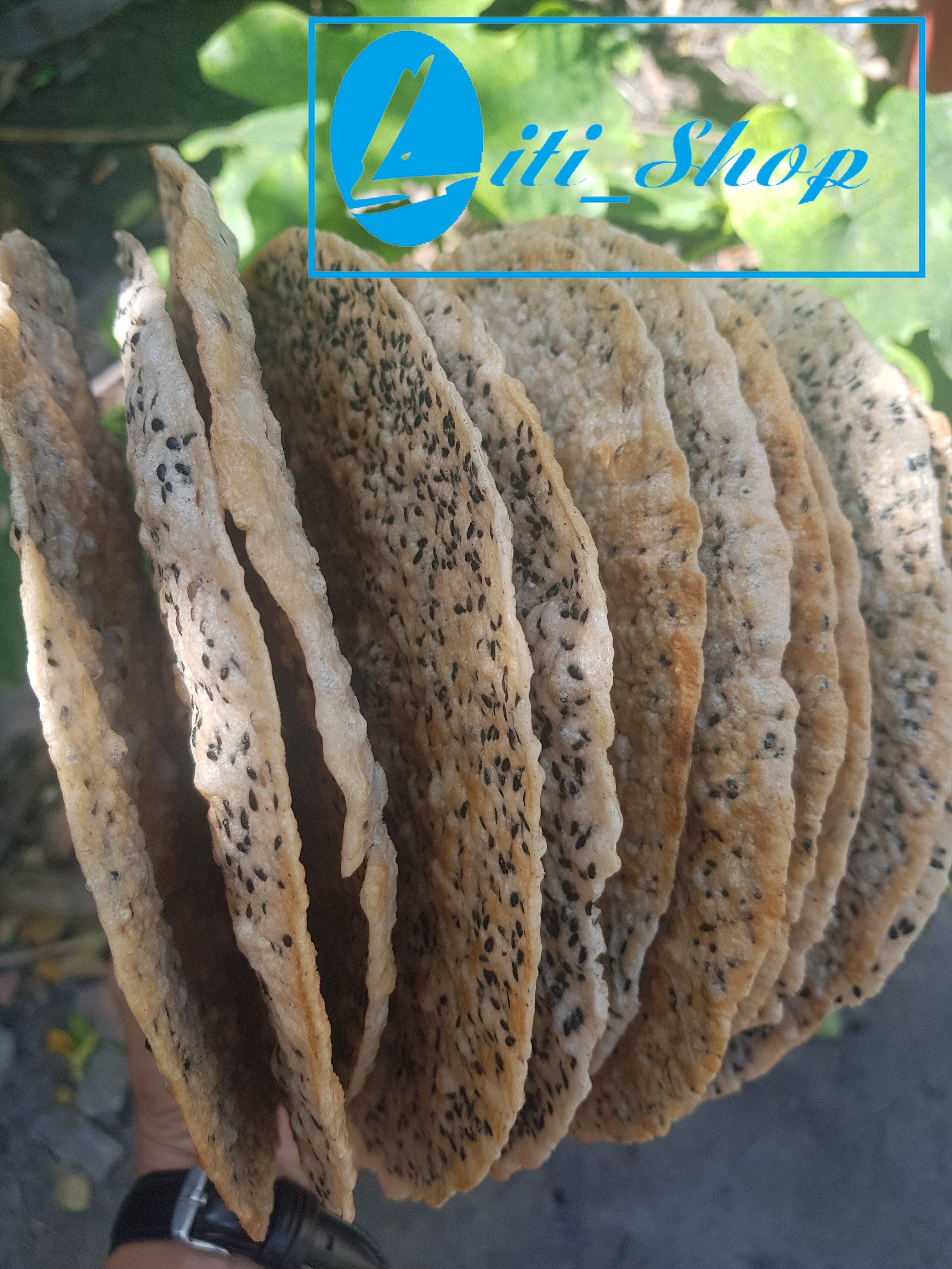 [10 cái] Báng tráng nướng mè dừa 400Gr (Chưa nướng)