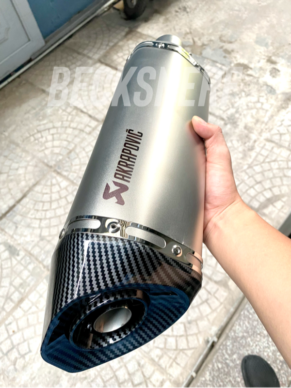 Pô Thể Thao Akrapovic 47cm Hàng nhập lon dầy