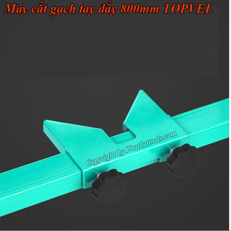 Máy cắt gạch tay đẩy TOPVEL 800 Xanh