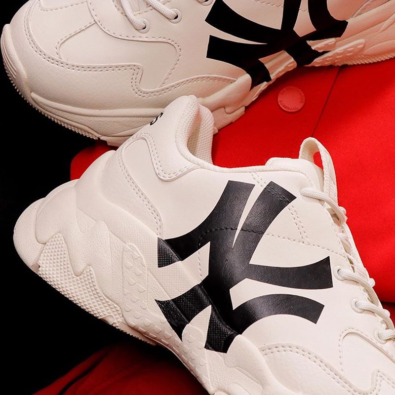 Giày Sneaker MLB Yankess chữ đen NY ( Full box)