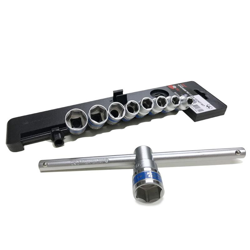 Bộ tuýp 10 chi tiết 1/2 (cần kéo trượt)-Top TBS-12246