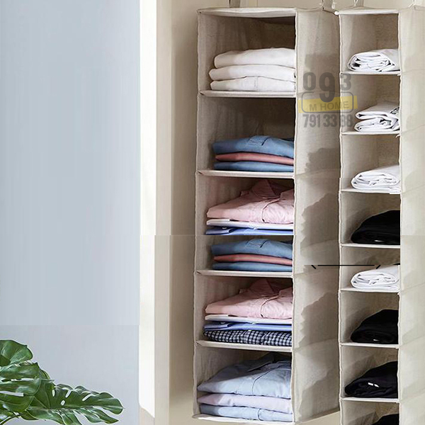 Tủ Vải Đựng Đồ 5 Ngăn 3 Ngăn Túi Vải Đa Năng