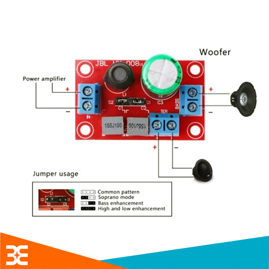 Module Phân Tần Loa Mini 2 Kênh 40W
