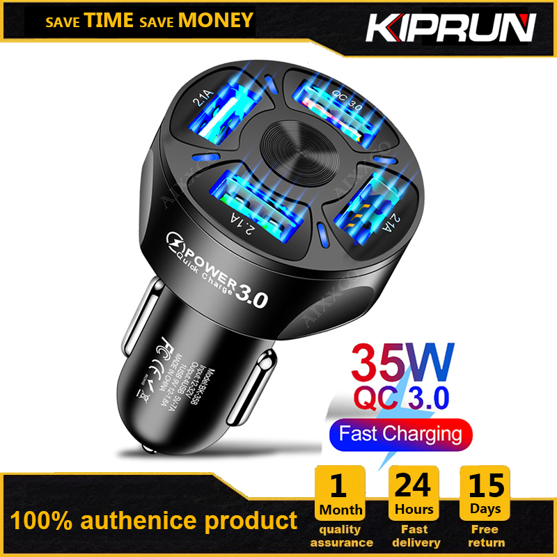 Bộ Sạc Xe Hơi KIPRUN 35W Sạc Xe Hơi Nhanh 3.0 Sạc Nhanh Sạc Nhanh