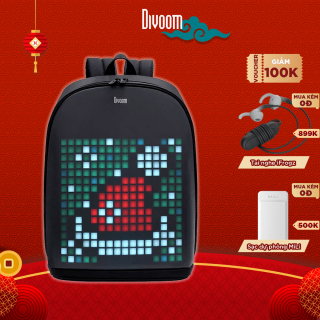 Balo Divoom Pixoo backpack có màn hình LED tùy chỉnh bằng APP thumbnail