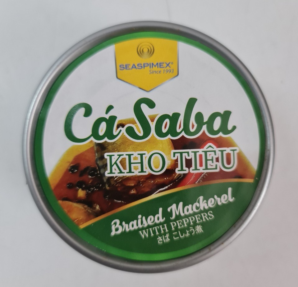 Cá saba kho tiêu seaspimex braised mackerel with peppers