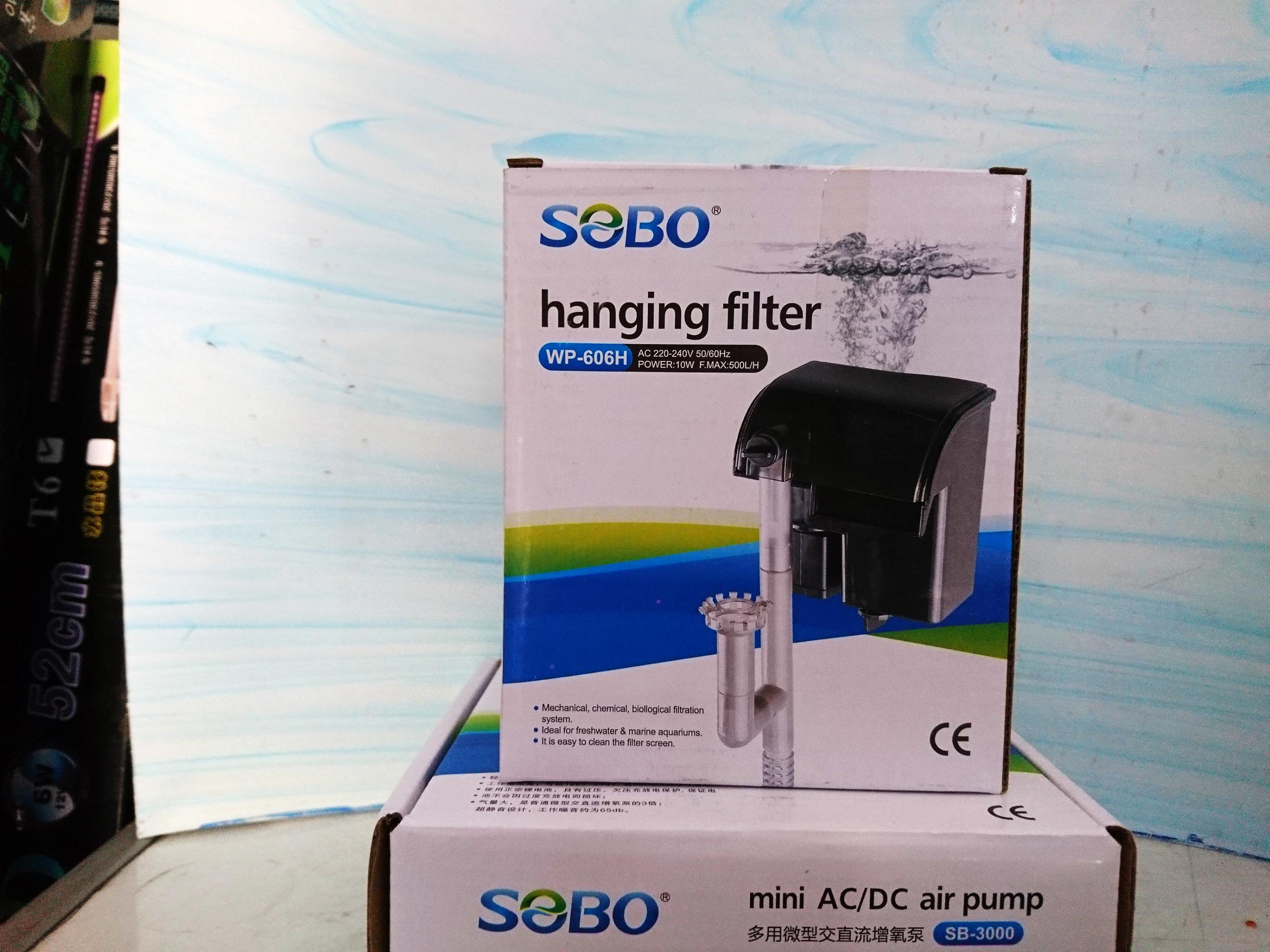 Máy lọc thác Sobo 606H hồ cá thủy sinh