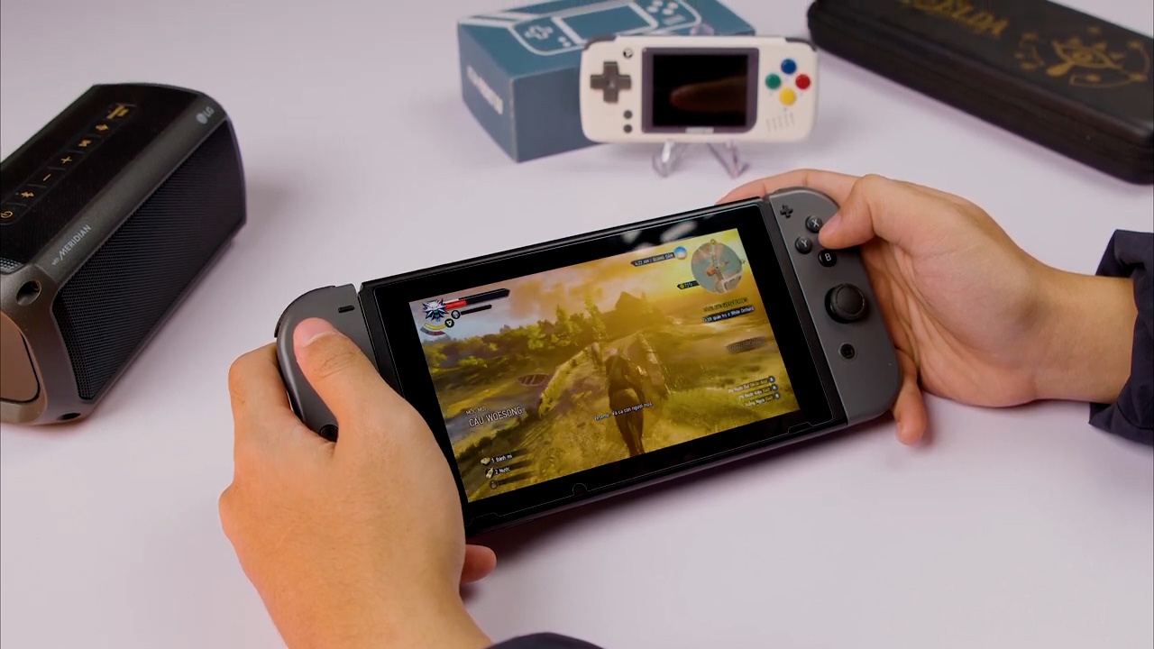 Nintendo Switch V1 - cài sẵn game (256Gb) + App Android + Game Retro