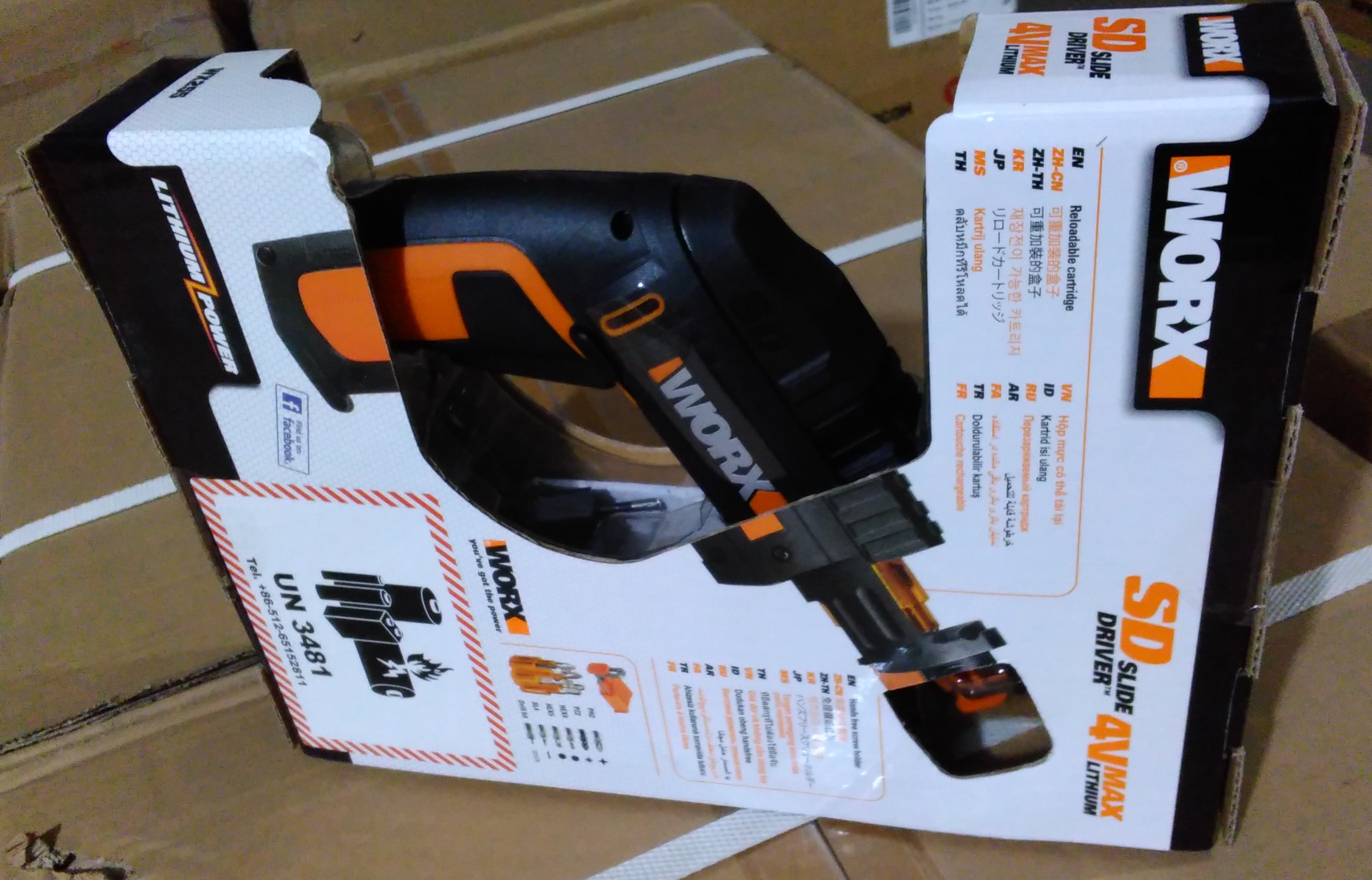 [HCM]Máy vặn vít dùng pin 4V WX255 - Worx Orange