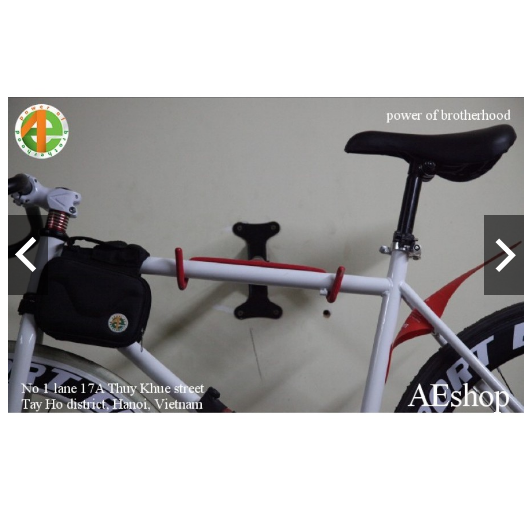 giá treo xe đạp gắn trên tường Soldier