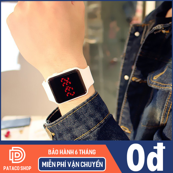 Giá bán Đồng hồ điện tử nam nữ Led AP watch Unisex C118 dây cao su bền, đèn cực đẹp