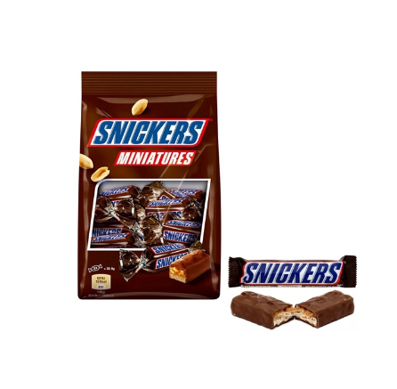 Kẹo Socola Snickers Miniatures Đức gói 220g - 275g