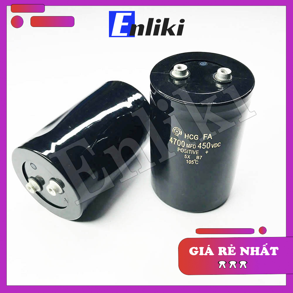 Tụ HITACHI 4700uF 450V kích thước 75x120mm