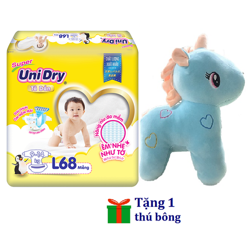 [Tặng 1 thú bông con ngựa] TÃ DÁN Unidry size M76/size L68/size XL62