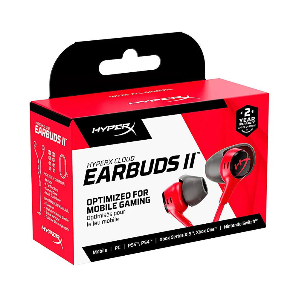 Tai nghe gaming HyperX Cloud Earbud  2 new