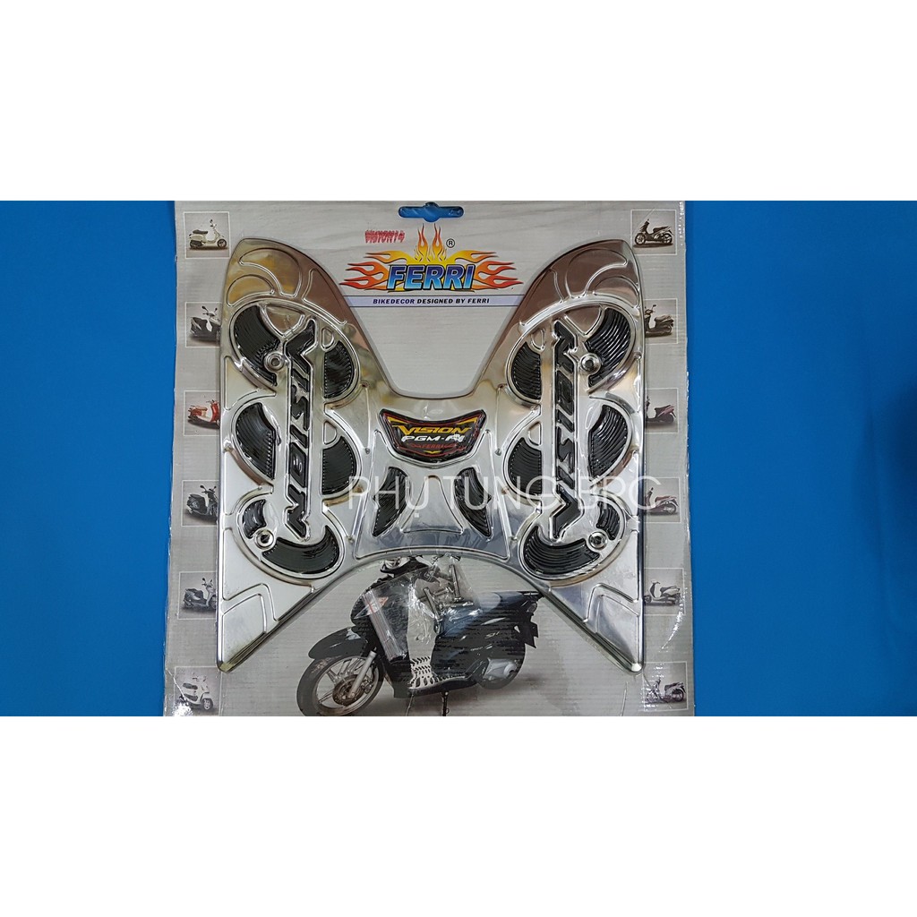 Thảm để chân inox xe VIsion đời 2014 - 2019