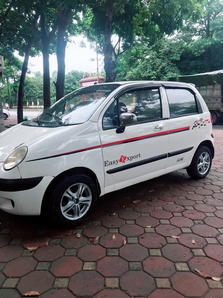 Tem dán xe Daewoo Matiz Đen đỏ thể thao