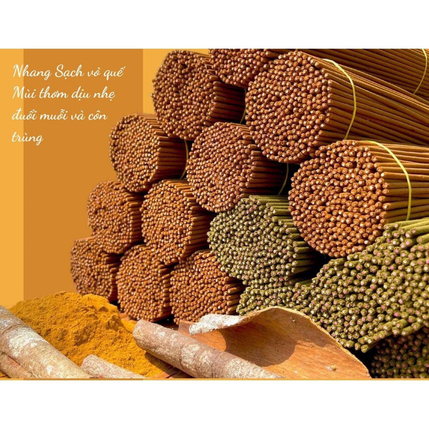 [30 CM] [1 KG] Nhang Quế MỘC MIÊN - SẠCH 100% - Mùi thơm nhẹ nhàng