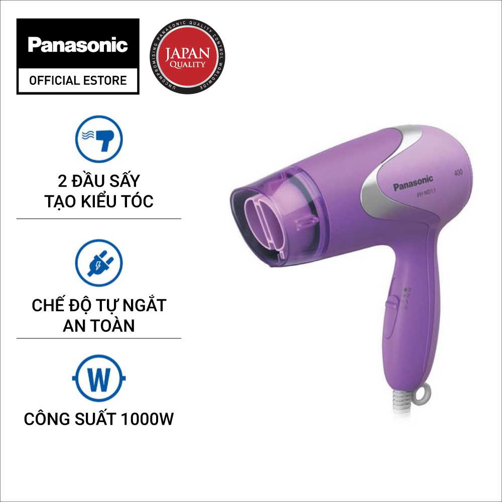 Máy Sấy Tóc Panasonic EH-ND13-V645 - Công suất 1000W - Bảo Hành Chính Hãng 12 tháng