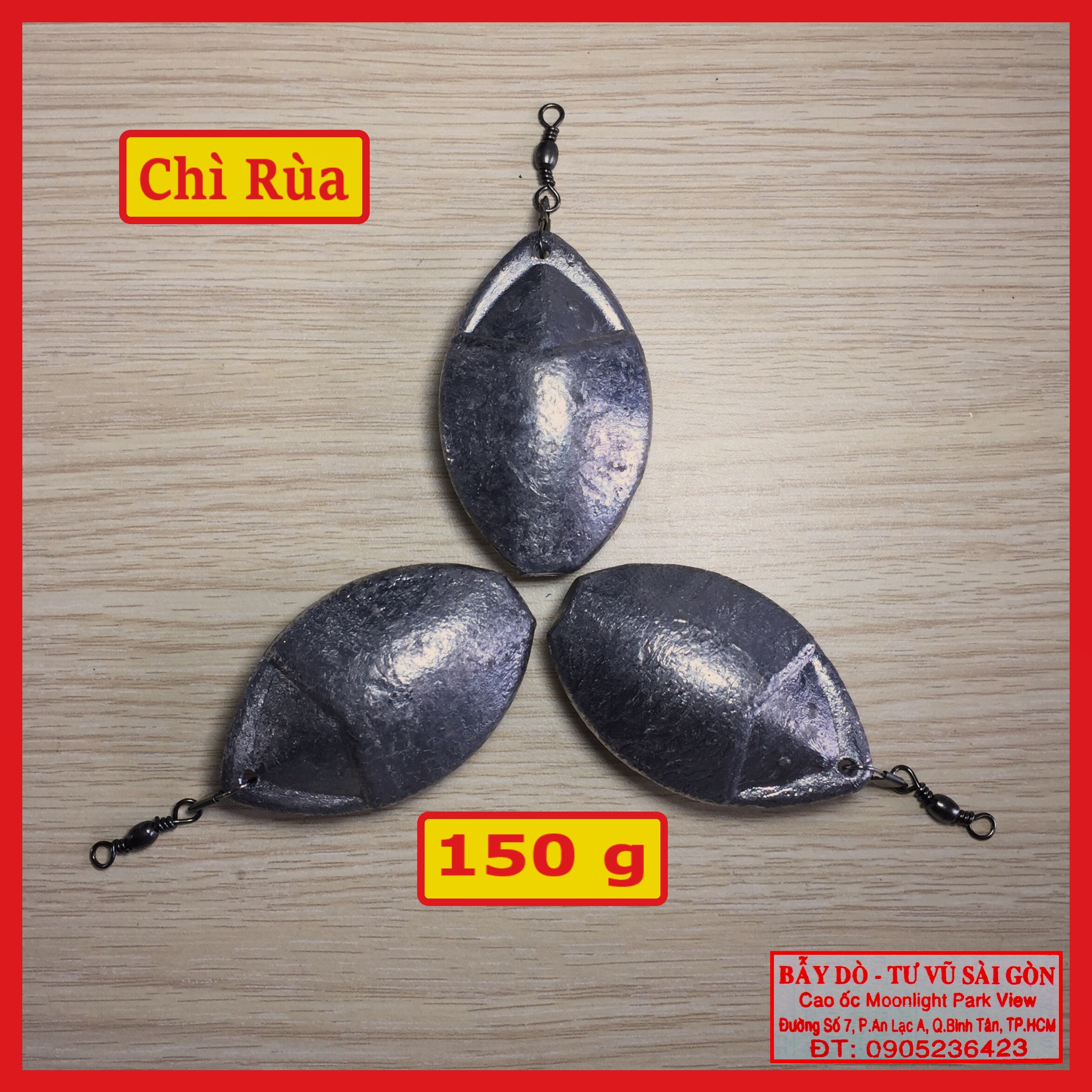 Chì Rùa Bẫy Giò Cu Gáy 150g